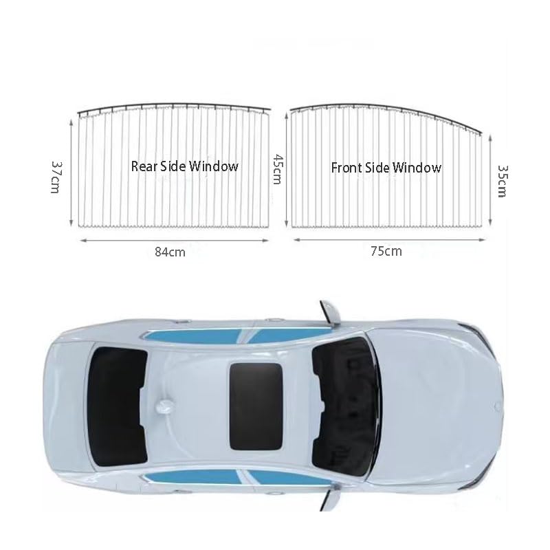 Pare-Soleil Magnétique de Vitre Haut de Gamme pour Outlander PHEV GK - 5