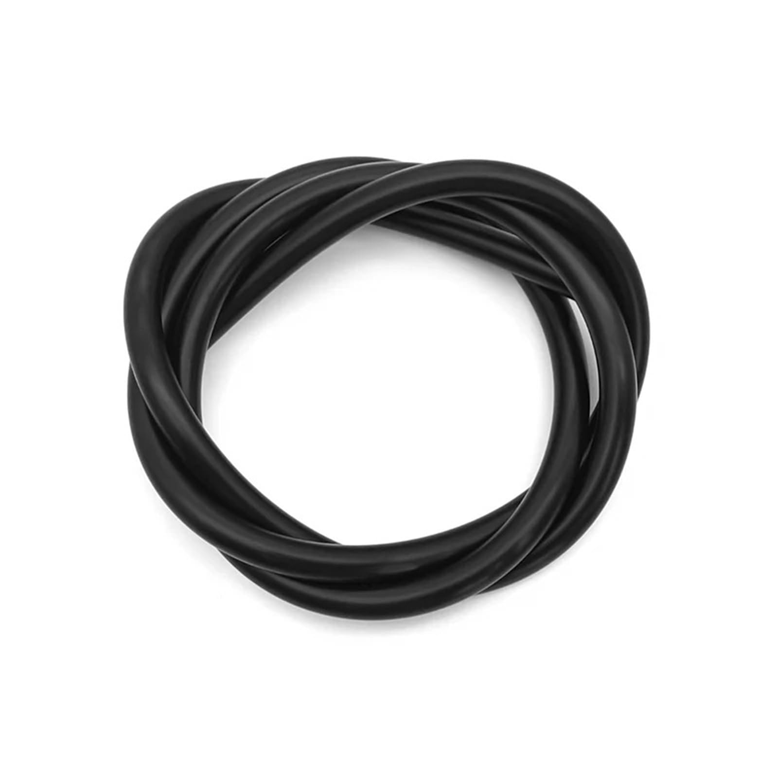Silicone Tubing Hoses, Silicone Tube 2M Multicolor Multiple Sizes Hose(Black,2M-OD 5XID 3.0mM)