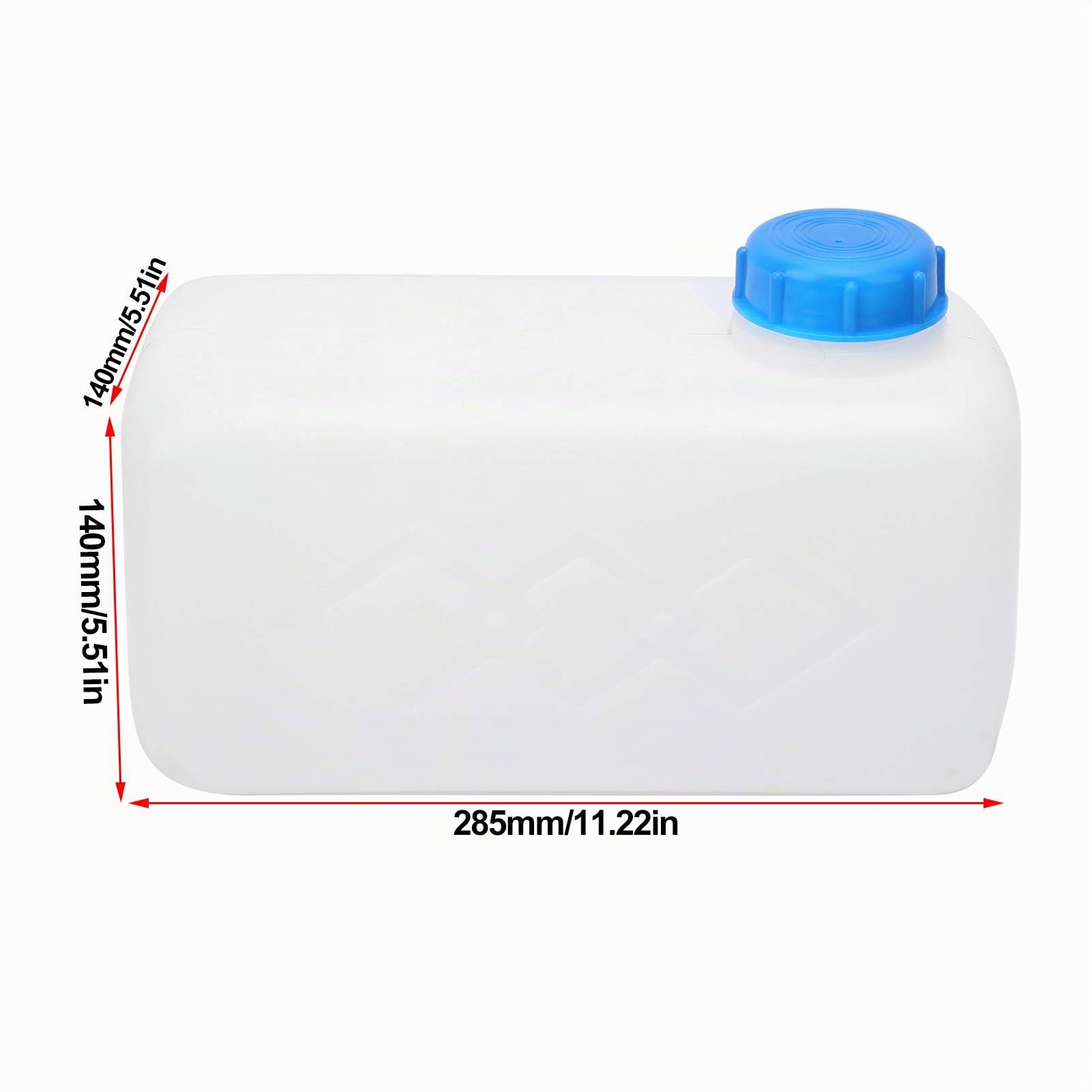 Réservoir D'essence en Plastique de Réservoir de Carburant de 5.5L Réservoir D'huile de Grande capacité pour la Boîte de Chauffage de Stationnement D'aviation de (Bleu)