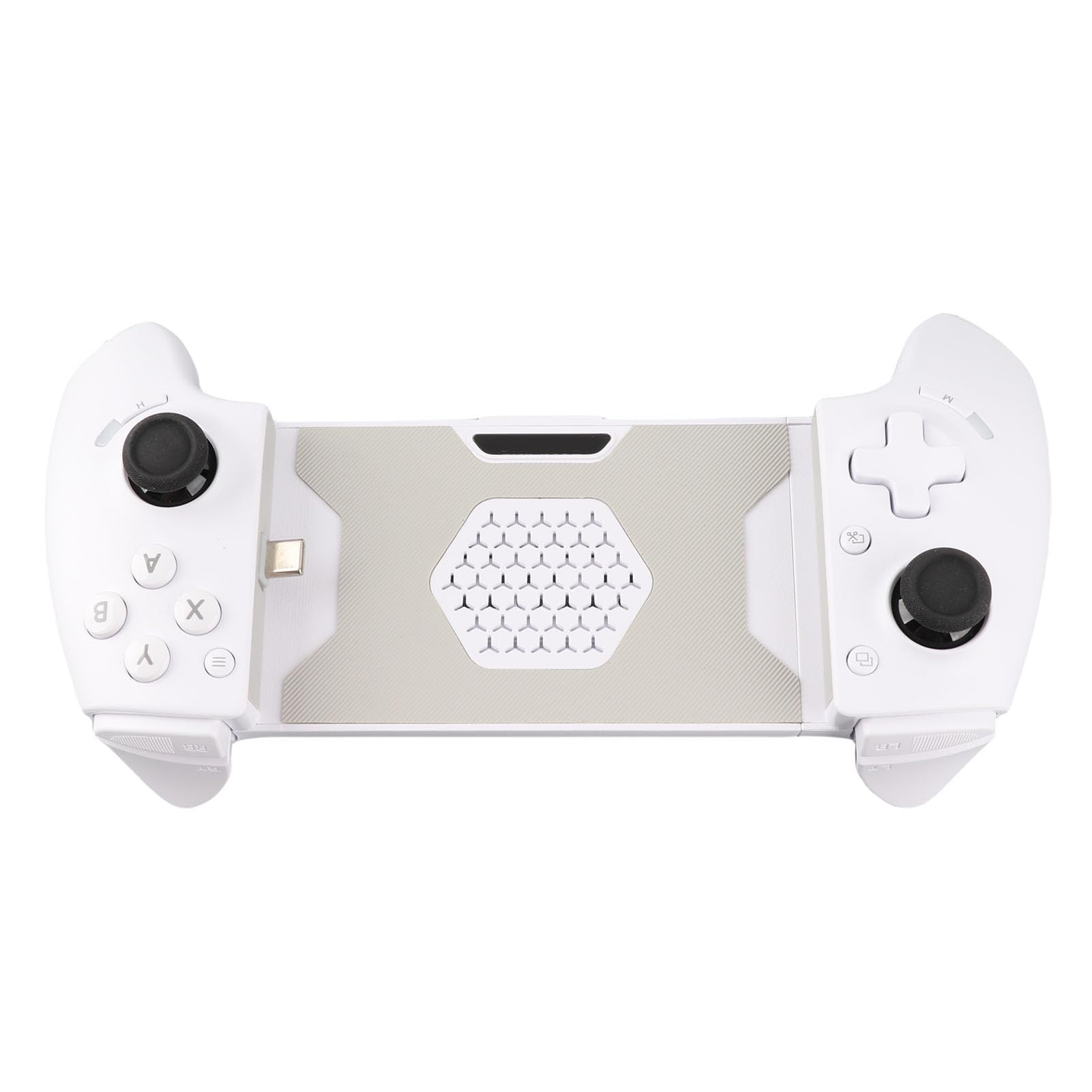 Bewinner Controller di Gioco Mobile Tipo C Controller di Gioco Bluetooth Wireless Cablato Auto per Telefono di con Dissipazione del Calore, Tasti Posteriori Programmabili, Hall