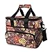 Jumbear Beauty Rose grande borsa termica per picnic riutilizzabile Tote bag congelabile portatile a prova di perdite impermeabile refrigerante Premium cestino per picnic viaggi campeggio