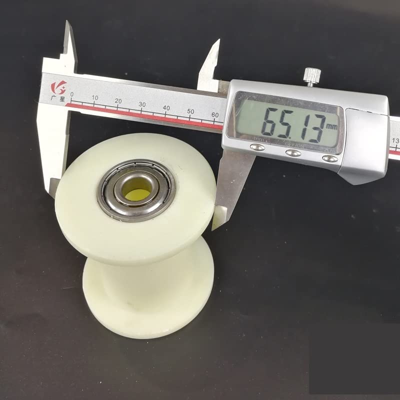 Rulli In Nylon Haoweiwei 60mm - 4 Pezzi Con Doppio Cuscinetto Per Cancelli E Scorrevoli - Foto 7