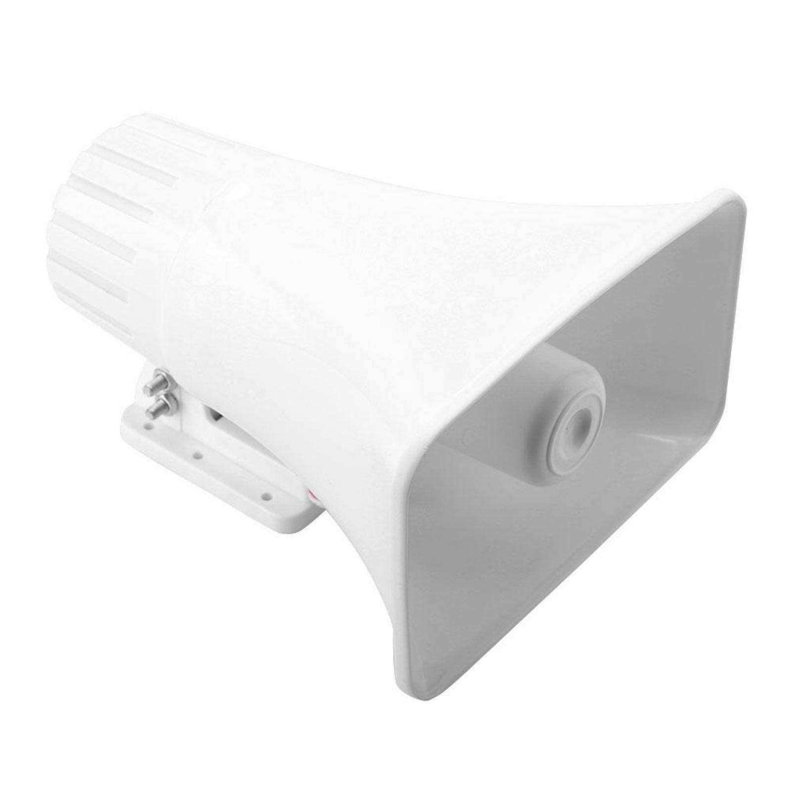 Sirena Cuerno, DC 12V 30W 150dB Alarma Electrónica de Alarma de Seguridad de Bocina de Sirena - Interior/Exterior