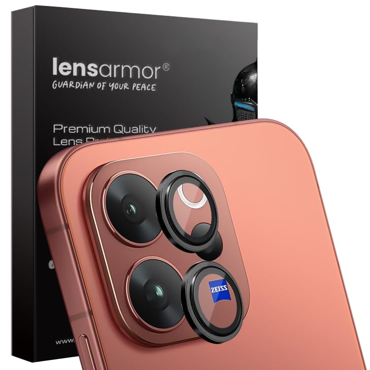 Image of Lensarmor Compatible with Vivo V70 Black Camera Lens Protector (1 Pack) - Premium 9H Tempered Glass, Military-Grade Protection, Ultra-Clear Transparency & Case-Friendly Design