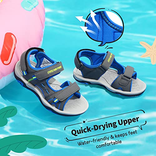 Image of DREAM PAIRS Boys Girls Sandals Kids Athletic Summer Sports Water Shoes for Toddler /Little Kid /Big Kid