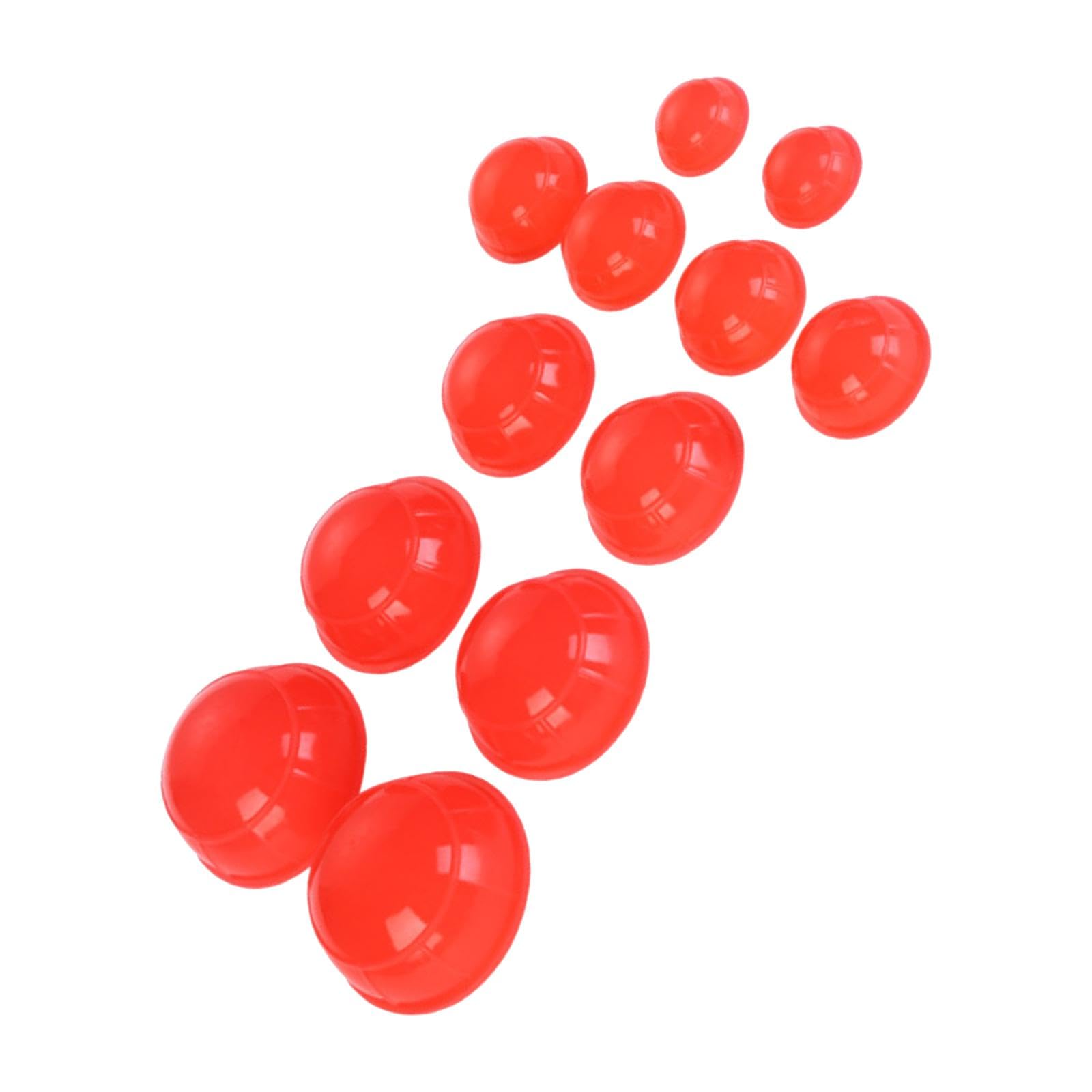 Kit di Coppettazione in Silicone Premium per Una Migliore, Rosso