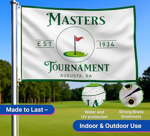 3x5 Ft Golf Sports Polyester Flag Banner with 2 Grommets - Man Cave Party Garden House Outdoor - Golf Sports Tournament Augusta National Club Single Sided Flags - Practice Golf Flag for Club House - Thumbnail 4