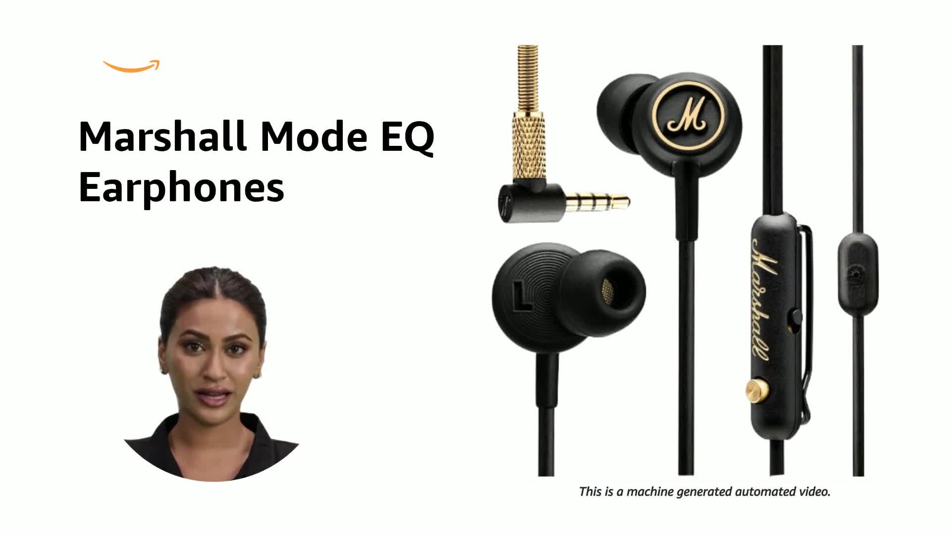 Marshall 4090940 Mode EQ Wired in Ear Headphone with Mic (Black
