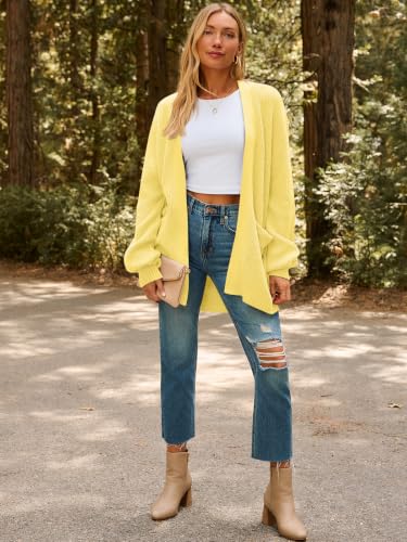 Image of LILLUSORY Oversized Cardigan Sweaters for Women 2026 Fall Fashion Outfits