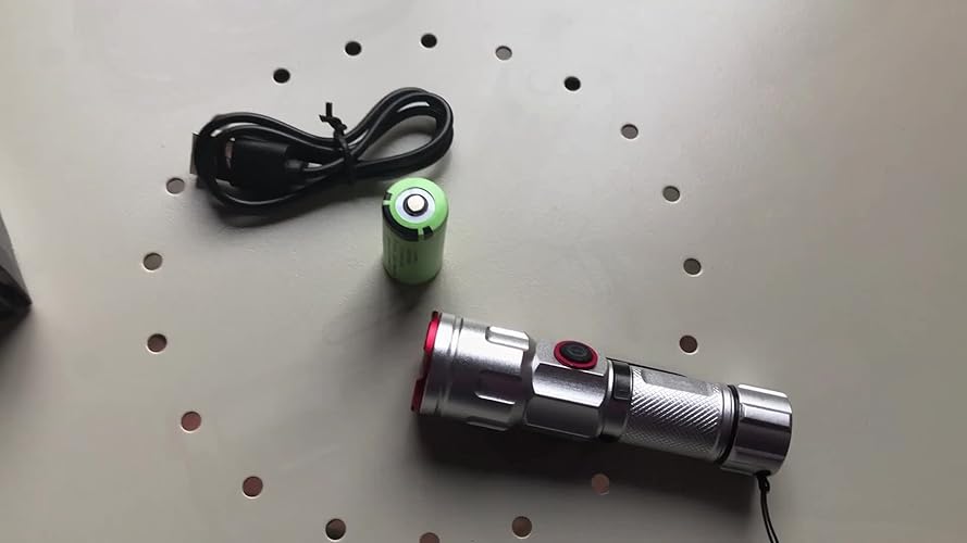 Torcia A LED Ricaricabile, Torcia LED Potente Professionale 3000 Lumen Torcia Usb Potente Ultra Luminosa Con 5 Modalita Impermeabile Ip65 Int