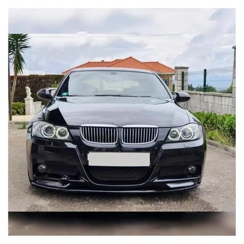 Spoiler avant pour BMW Série 3 E90 E91 Tech 2005-2008 finition aspect carbone premium