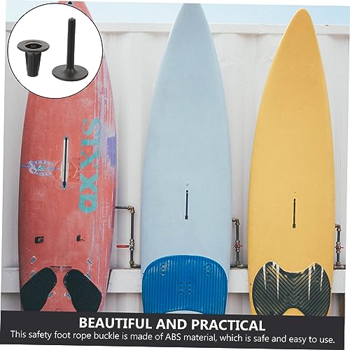 Toddmomy Plug De Trela De Surf Para Surf Ferramenta De Canoagem Fivela De Pé De Segurança Plugue De