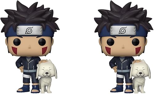 Funko Pop! Animación Naruto - Kiba con Akamaru (paquete de 2)