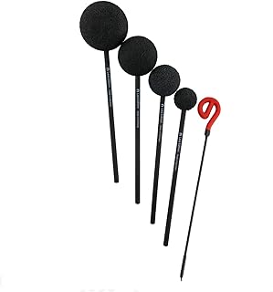 Friction Mallet Set with Ollihess Mallets and eGong Wand/Includes 5 Mallets/Great for Sound Therapists, Spiritual Healers, Percussionists, & General Gongists