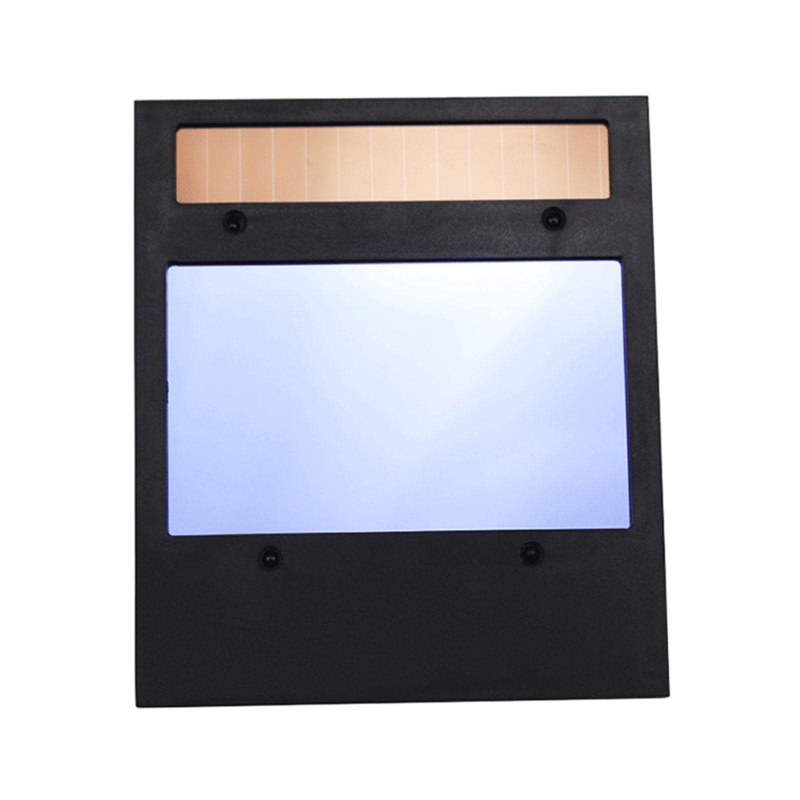 Tapa de soldador de oscurecimiento automático de energía solar, pantalla de filtro de lente de molienda para tapa de soldadura con sensibilidad