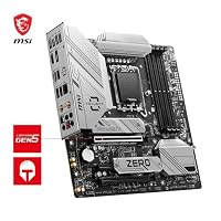 MSI B760M Project Zero Mainboard, Back Connect mATX - Unterstützt Intel Core Prozessoren der 14., 13 und 12. Generation LGA 1700, DDR5 7800+MHz/OC, PCIe 5.0 x16, – Ansicht 5