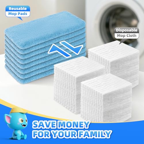 8 Pack Reusable Mop Pads - image 7