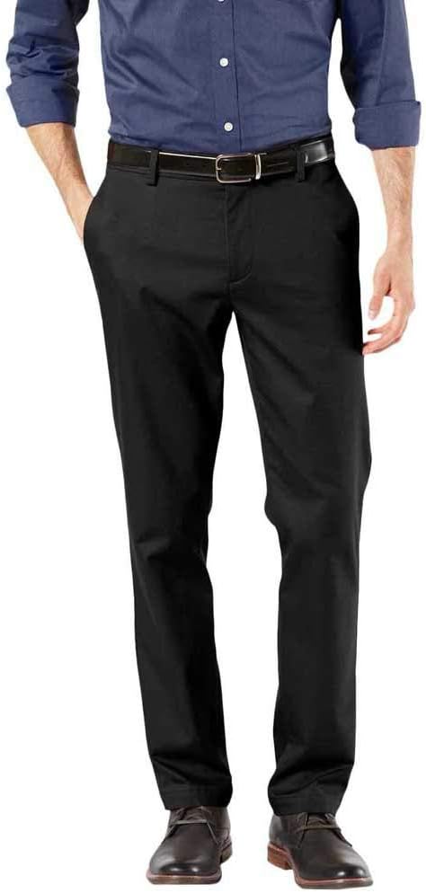 Men's Signature Khaki Slim Fit Pants Casual