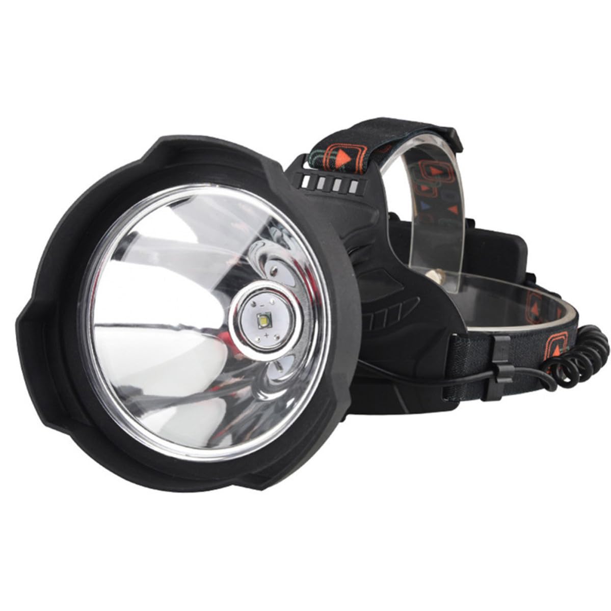 ULTECHNOVO Lampada Frontale Lega di Alluminio e LED Ricaricabile USB Super Luminosa 3 Modalità di Illuminazione per Campeggio e Pesca All'aperto