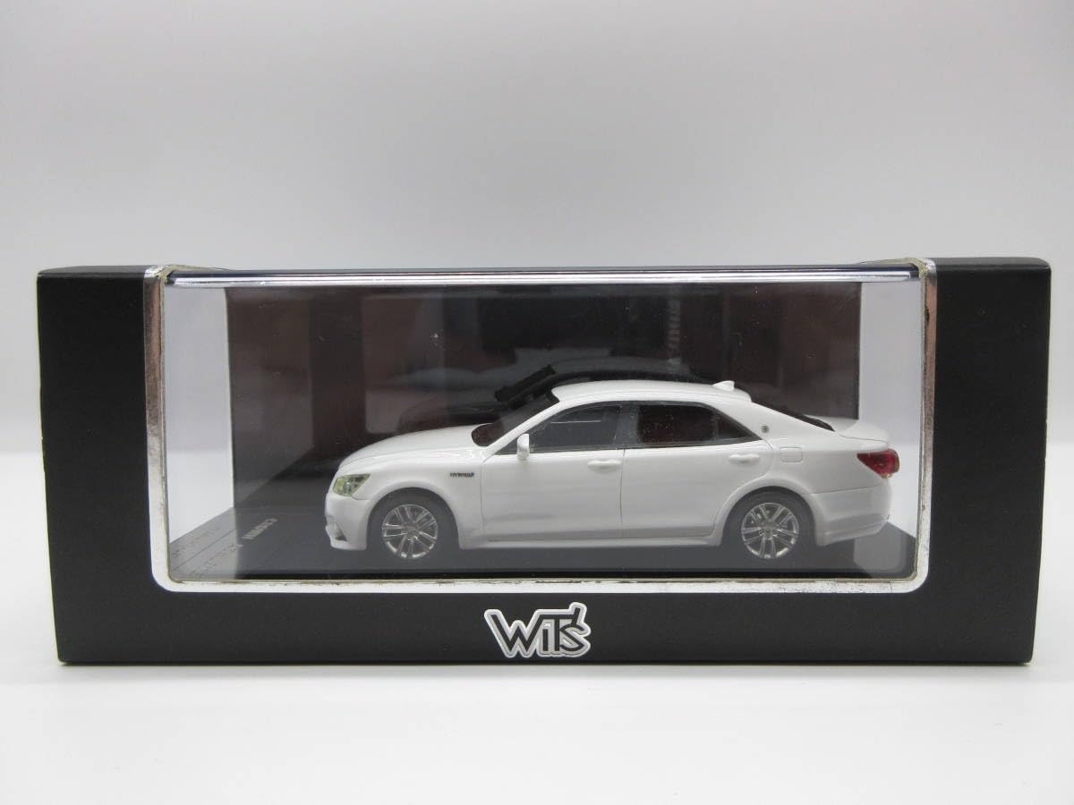 WIT'S　210クラウンハイブリッドATHLETE パール　　1/43 LA-X 1/43 トヨタ クラウン ハイブリッド アスリート S ホワイトパール