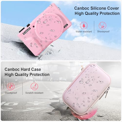 Funda rígida para Canon PowerShot G7X Mark III, color Jelly Pink miniatura 3