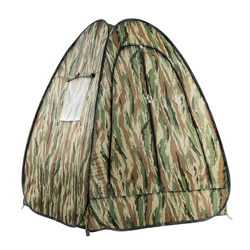 Walimex pro Pop-up Camouflage Tarnzelt für Naturfotografie und Tierbeobachtung – 1100 x 1100 x 1400 mm – Schnell auf- und abbaubares Tarnversteck...