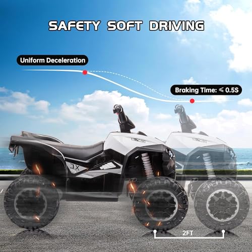 Garveelife KHJ-UQCHMTLB1DWTFAELHGU4G 12V Kids Ride On Atv, 4 Wheeler Electric Vehicle thumb #3