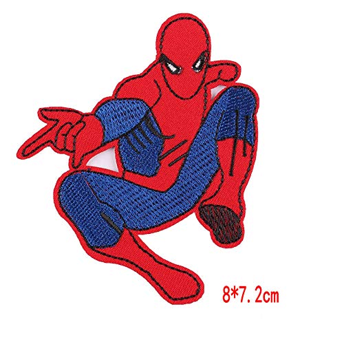 1 Set/13 Pcs Cartoon Fabric Clothing Accessories Pattern Patch Decoration Spiderman Superhero Embroidery Stitching Clothing Sewing Fabric(Color 3) #TOP4