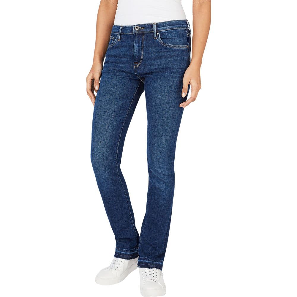 Pepe Jeans Women's Slim Jeans Hw Blue (Denim-CT5) 26W/32L