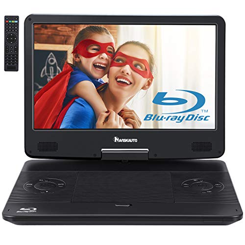 14" Tragbarer Blu-ray-Player Auto DVD Player Heimkino HDMI HD 1080P 1920*1080 Akku.4000mAh USB SD bis 128GB
