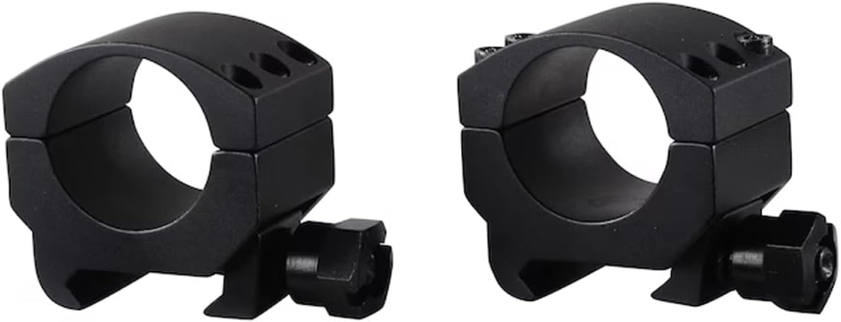 Xtreme Tactical Secure Reliable Durable Lightweight Shooting Optic Mounting Rings - Fits On Most Weaver and All Picatinny-Style Mounts