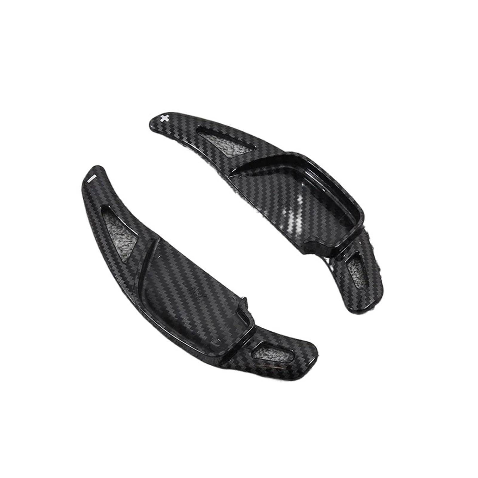 Xxiucj Car Paddle Shifter Extensions for Toyota for Mark X for Levin for Camry for Corolla for Zelas for RAV4 for Nova for Fortuner 2Pcs ABS Paddle Shifter(Carbon Black)