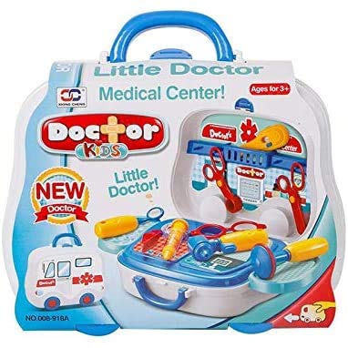 14-Pieces Little Doctor On The Go Playset For Ages 3 + By SOL-TECH