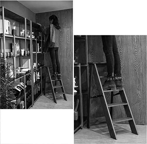 Tabouret d'échelle en bois massif pliable de qualité supérieure