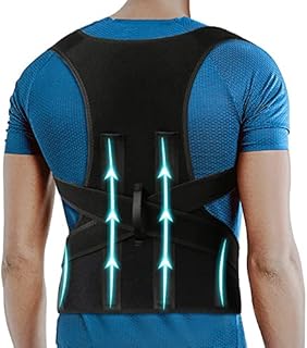 Posture Corrector Full Back Brace for Women & Men - Posture Correction - Back Corrector - Back Support Straightener - Prevent Scoliosis, Improve Hunchback, Relieve Neck Shoulder Back Pain XXL(45