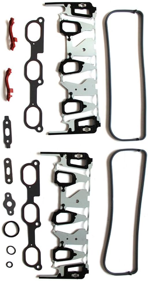MS98013T Intake Manifold Gasket sets fit for 2006-2007 for Buick for Rendezvous 3.5L 2005-2006 for Buick for Terraza 3.5L 2004-2006 for Chevrolet for Malibu 3.5L replace