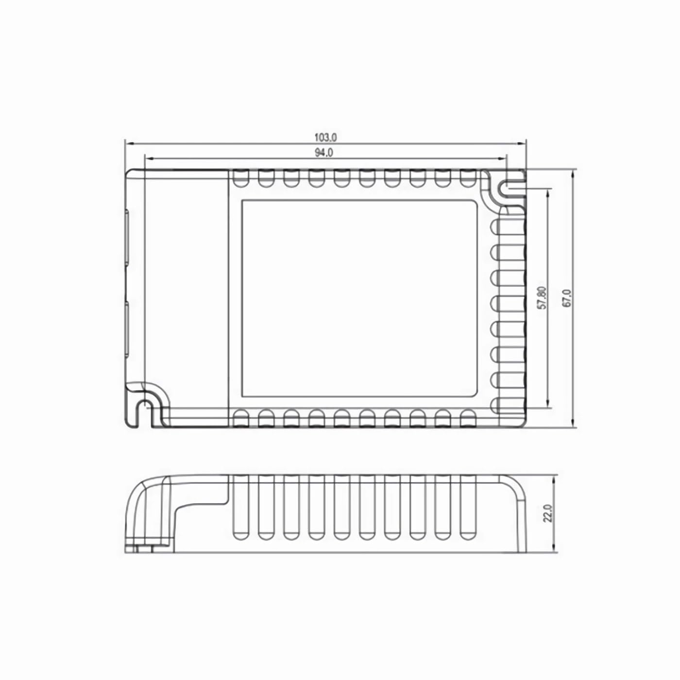 KL30C-PDiiV Merrytek/Kreat Power 30W DALI DT6 Driver LED dimmerabile 1-10V pushDIM corrente costante per lampada da soffitto a LED IP20 300-900mA