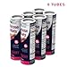TRUEplus Glucose Tablets, Chewable, Raspberry Flavor, 15g Fast-Acting Carbohydrates, Fat Free, Gluten Free, Raise Low Blood Sugar and Boost Energy, 10 Count, 6 Tubes
