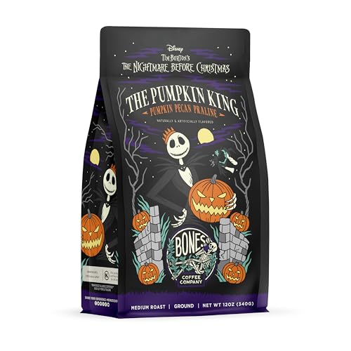 Bones Coffee Company The Nightmare Before Christmas Pumpkin King Flavored