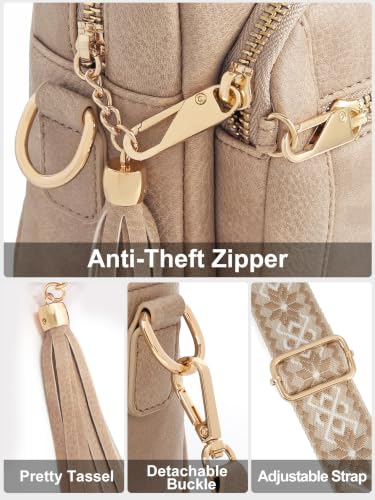 Image of Vegan Leather Crossbody Bags for Women Anti theft Purses and Handbag