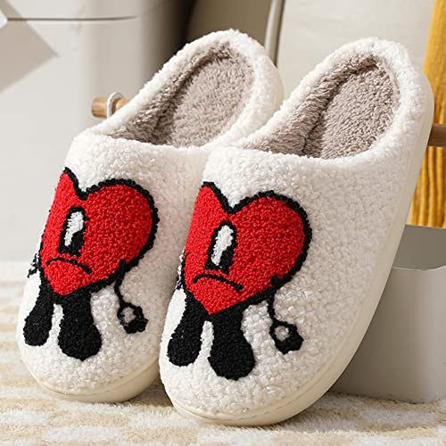 Generic Bad Cute Bunny Slippers: Red, Size 9.5-10 Women/8.5-8.5 Men2
