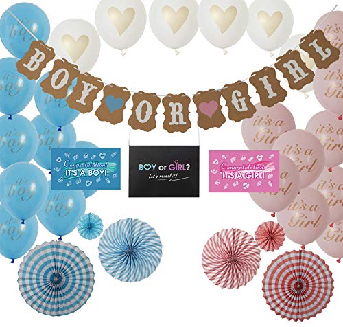 Image of Gender Reveal Decorations (2- Gender Reveal O)