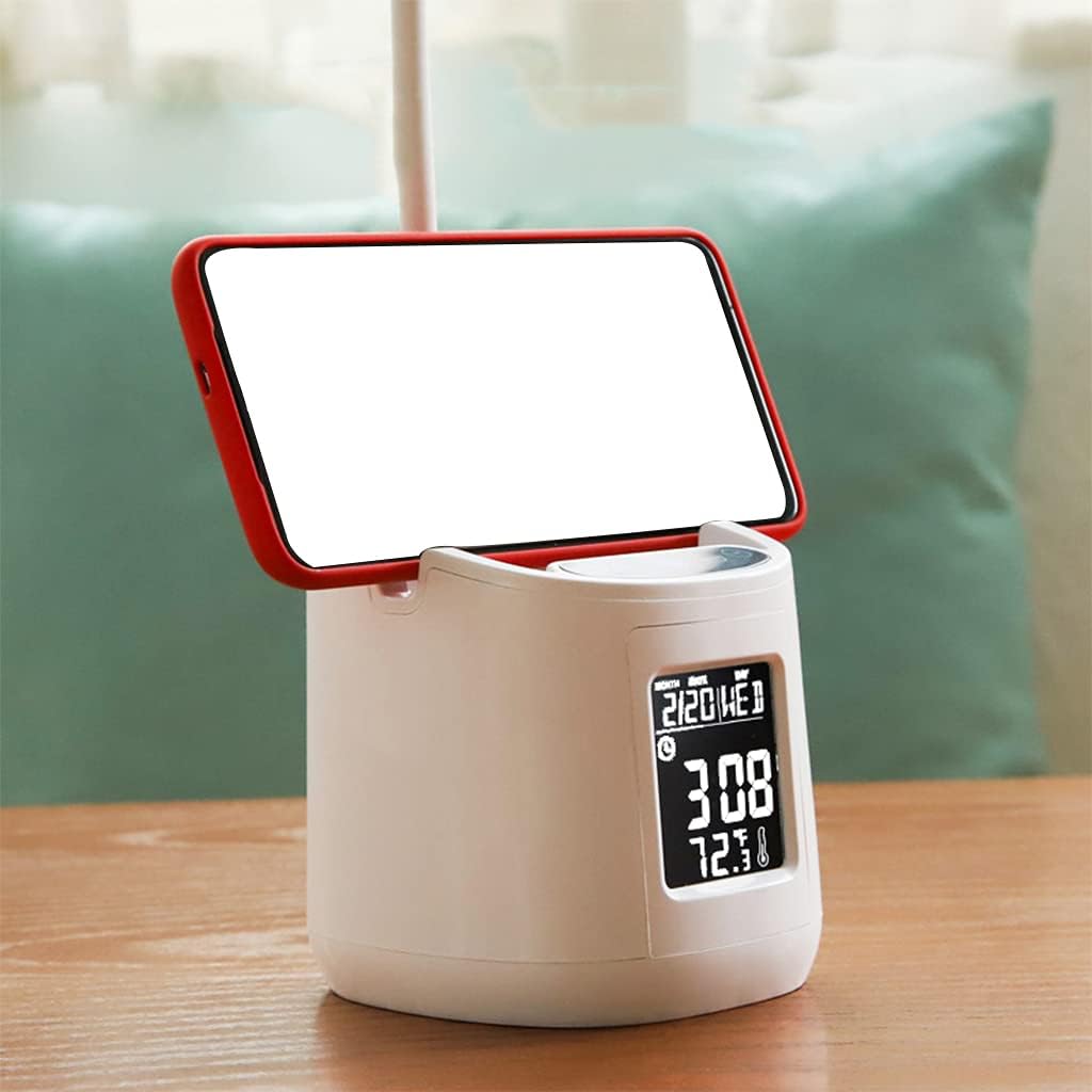 1 PC Desk Light with Pen Holder Eye for Adjustable Table Lamps for Office Work Study Room Learn