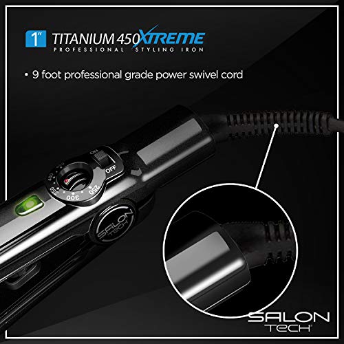Plancha de Pelo Salon Tech Titanium Xtreme 1 pulg miniatura 5