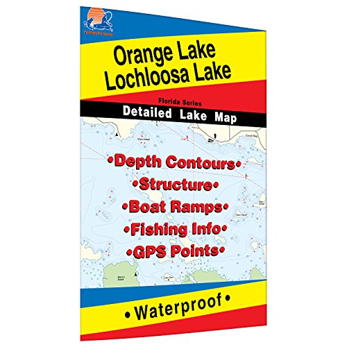 Orange/Lochloosa Fishing Map, Lake
