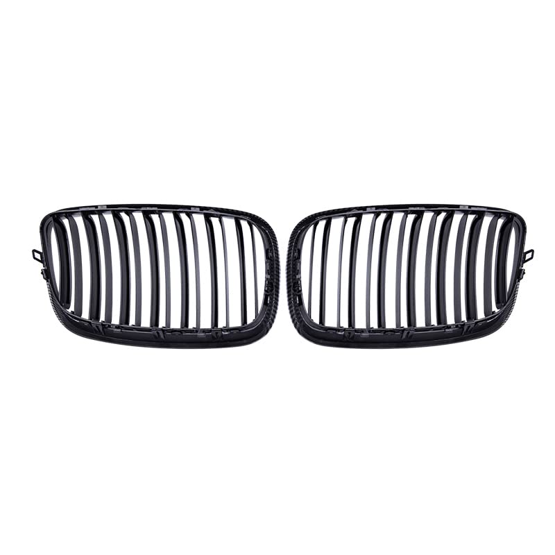 Calandre pour X5 E70 et X6 E71 2007-2013 double latte grilles de calandre de voiture noires