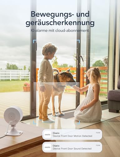 GNCC 2-Pack GC3 überwachungskamera Innen mit Nachtsicht, 1080P HD WLAN Indoor Kamera, Zwei-Wege-Audio, PIR Bewegungserkennung, mit Alexa & Google Home, 2.4Ghz WiFi, Cloud-Abonnement & SD Speicher