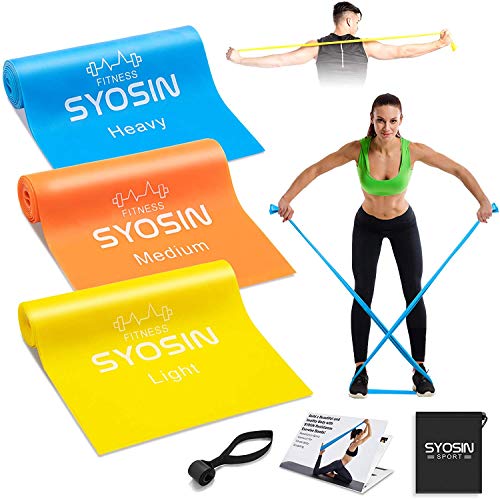 SYOSIN Bandas Elasticas Fitness 3 Piezas Bandas Ejercicio
