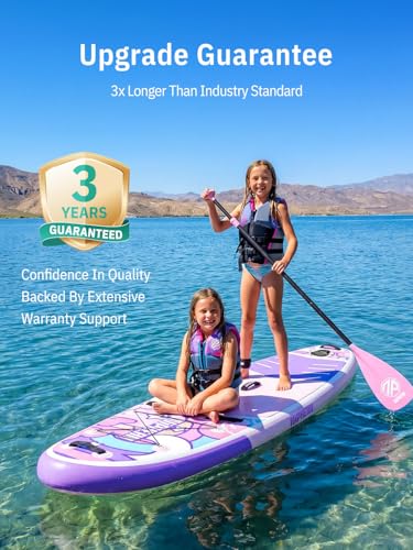 Image of Niphean Inflatable Stand Up Paddle Board with SUP Accessories, Anti-Slip EVA Deck, 10'6'' Inflatable Paddle Boards for Adults & Youth of All Skill Levels