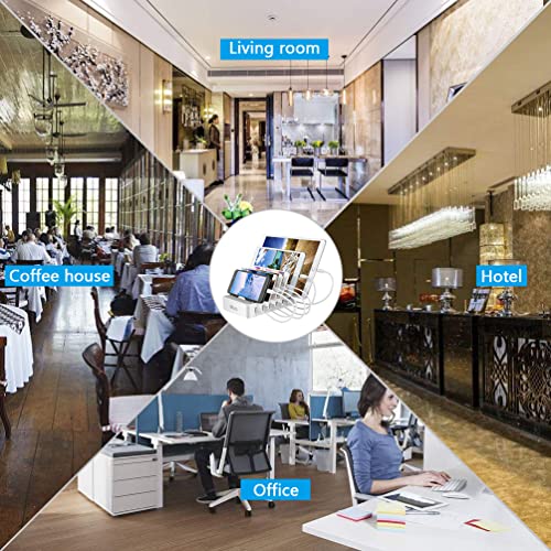 Stazione di Ricarica 6 Porte 60W - Caricatore USB